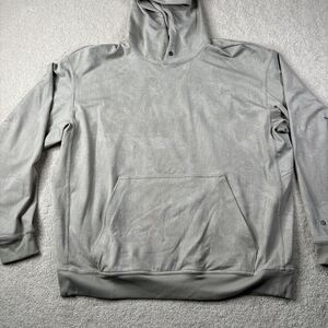 Lululemon Relaxed‎ Fit Train Hoodie Men's Size XL Gray Hooded Pocket Retail $168